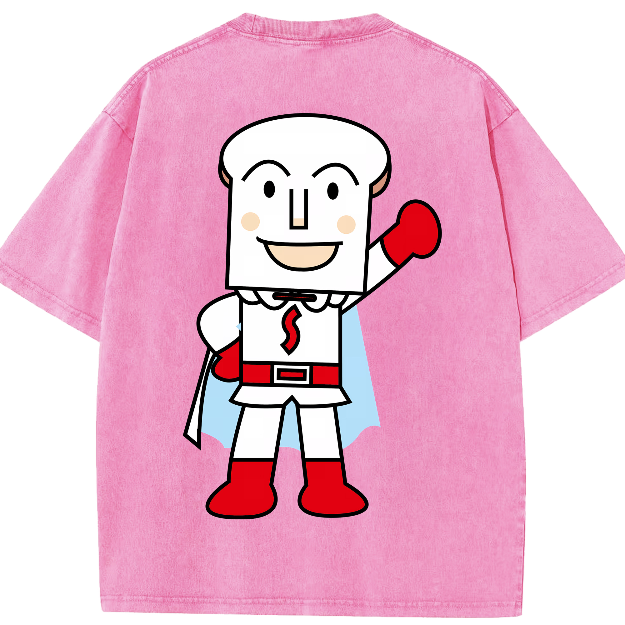 （画像用） アンパンマン Anpanman 綿100% ヴィンテージ風 半袖Tシャツ（背面プリント）